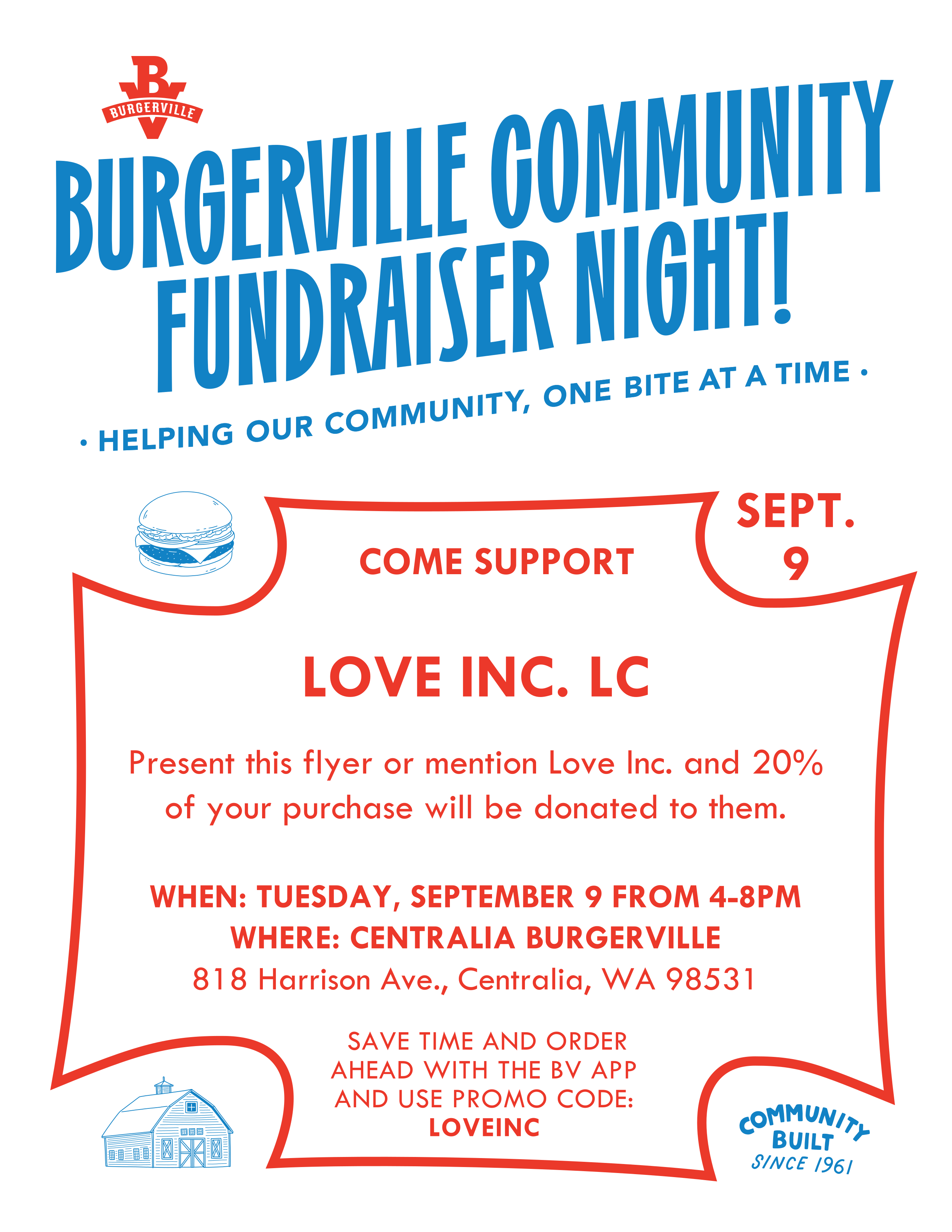 Join us at Burgerville